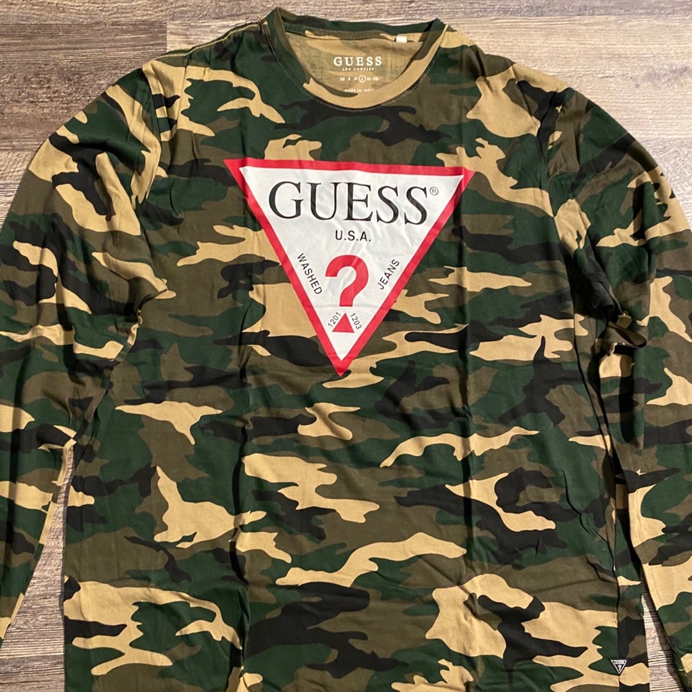 Guess Camo Long Sleeve